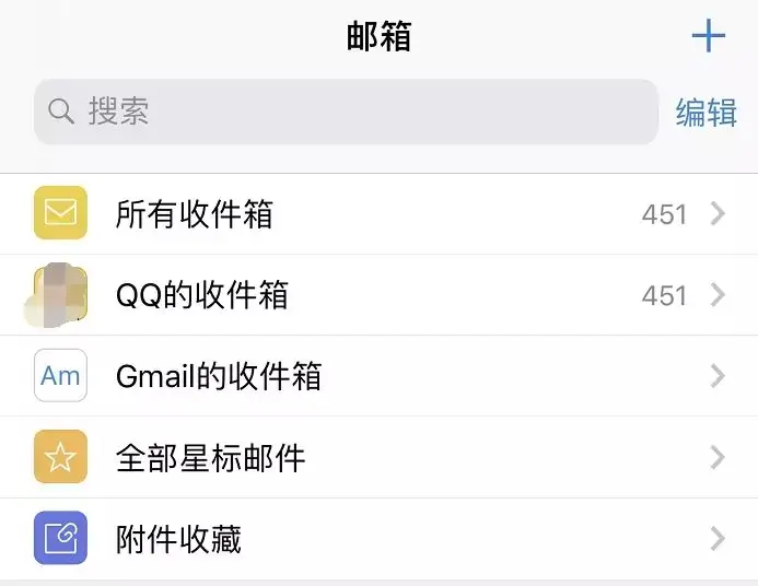 Gmail的收件箱