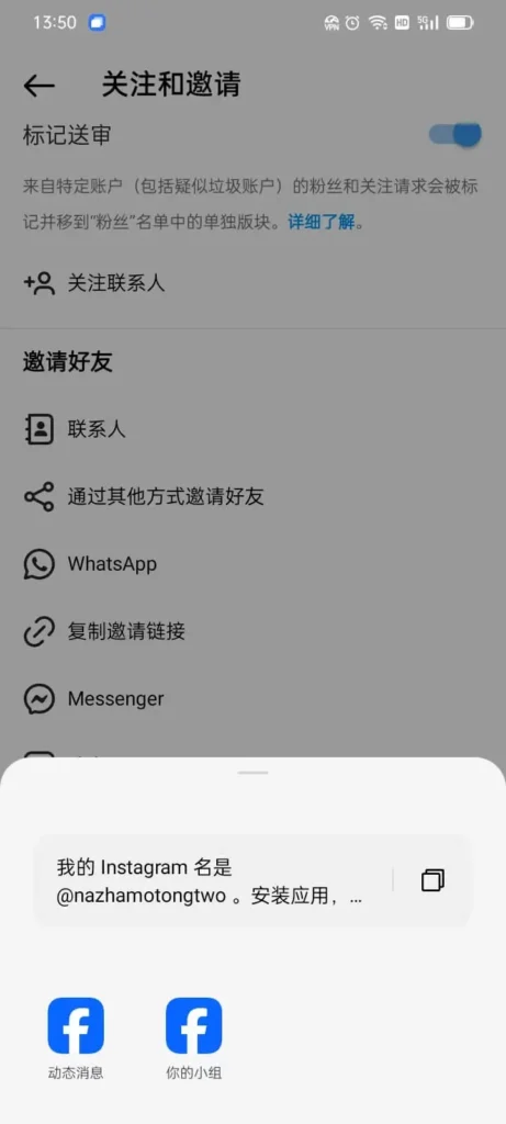 ins推荐facebook好友关注